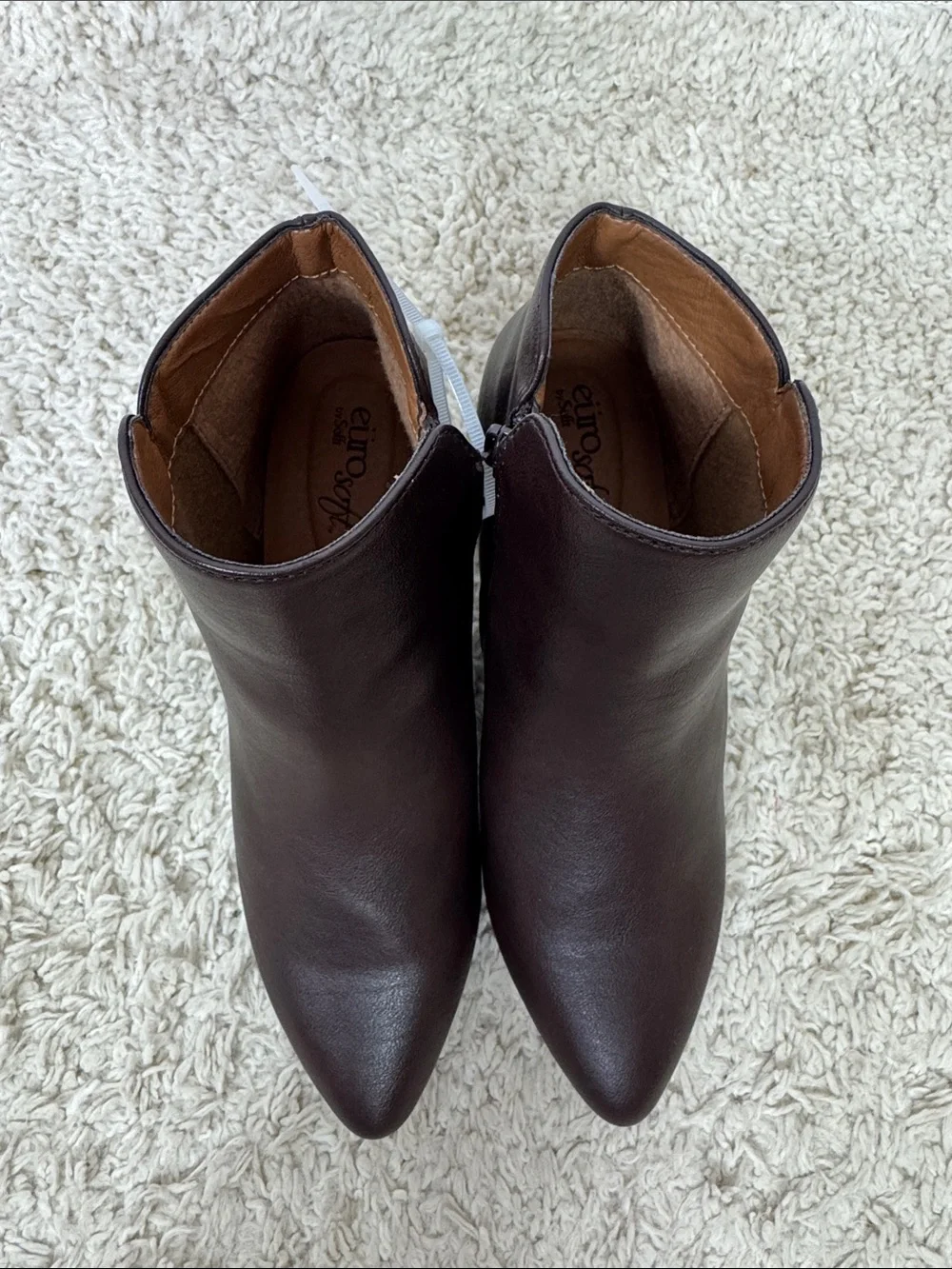Eurosoft‎ Violet Bootie Size 9 Dark Brown New